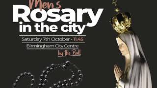 Birmingham Men's Rosary - October 7th. Come join us