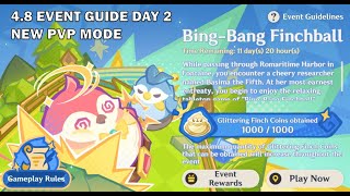 Bing-Bang Finchball Event 4.8 Guide Day 2 New PVP  |  #genshinimpact #pvp