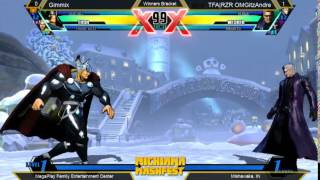 TFA|RZR OMGitsAndre vs Gimmix - Michiana Mashfest Winners Bracket Ultimate Marvel vs Capcom 3