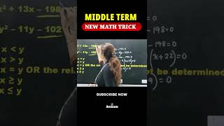 MIDDLE TERM Magic Trick #maths #youtubeshorts #shorttricks