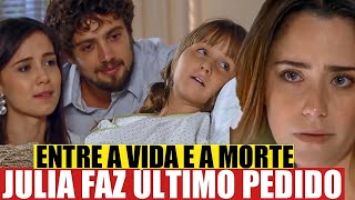 A VIDA DA GENTE - Manu fica comovida com julia doente e conversa com Ana ultimo capitulo