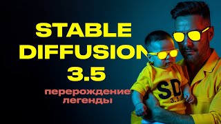 Stable Diffusion 3.5. Первопроходец снова в игре! Сравнение с Flux Pro 1.1. Установка на ComfyUI.