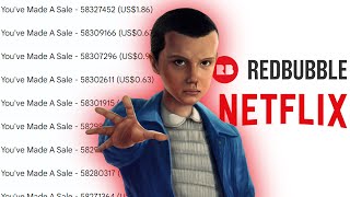 You Can Now Upload Stranger Things Art On Redbubble (Netflix Partner Program)