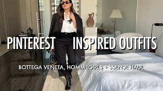 5 PINTEREST INSPIRED OUTFITS FOR FALL 2022 | NEW BOTTEGA VENETA, HOMMEGIRLS, MCM, SSENSE SALE HAUL