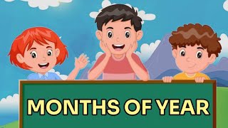 Months Of The Year Song - 39 | Nursery Rhymes & Kids Songs | Rhyme Time Kids