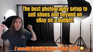 Ebay photography setup on a Budget for less than $20  Learn How to Make Money on eBay