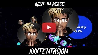 Agar.io - XXXTentacion Tribute Takeover.... SAD. Mistik x Tragedy Special