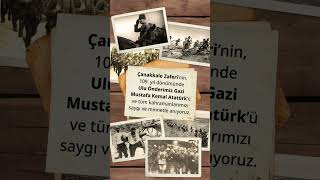 18 Mart Çanakkale Zaferi Kutlu olsun!