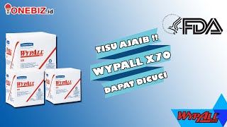 Jual Wypall X70 95412 Manufactured rags, ¼ fold, 90 sheets per pack, Distributor Wypall X70 95412