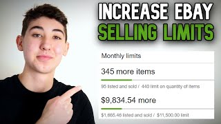 How To Increase eBay Selling Limits