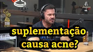 suplementação causa espinhas?