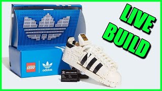 Lego Adidas 10282 superstar LIVE BUILD