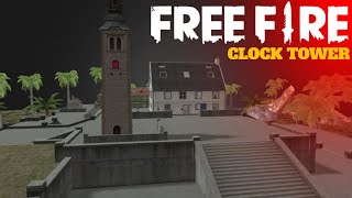 free fire clock tower 3d model download blender 3D - 02