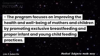 Schemes of Government of India to breastfeeding women