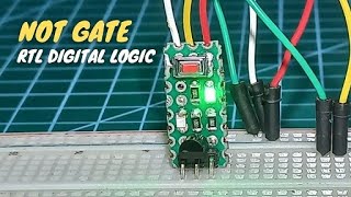 Not Gate Resistor Transistor Logic_Digital Circuit Homemade (Filipino)