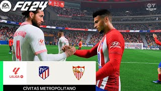 EAFC 24 | Atletico Madrid vs Sevilla - LaLiga 23/24 | PS5™ Gameplay