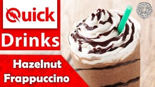 كيفية عمل فرابتشينو بندق في 5 دقائق -How to make Hazelnut Frappuccino in 5minutes