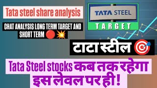 💥Tata steel latest news today buy/sell/hold target for short and long#stocksmarket #tatasteel