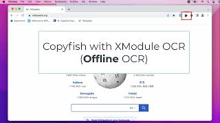 Copyfish with XModule OCR (Offline OCR!)