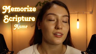 Christian ASMR ✨ Soft Spoken ~ Memorize Scripture With Me ~ (John 1:1-14)