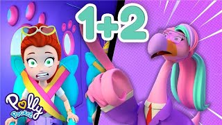 Polly Pocket | Unicorn Cruise & Pocket Portal Drama! | Adventure Studio ep. 1 & 2 Compilation