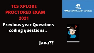 TCS Xplore || previous year Question || Java solution