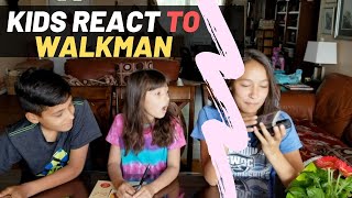 Kids React to Walkman | 40th Anniversary of Walkman