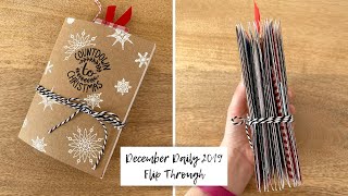 2019 December Daily Journal Flip Through | Christmas in July