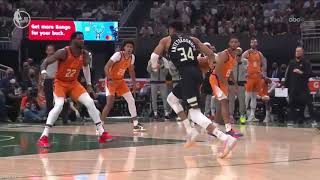 Giannis Antetokounmpo BULLY Deandre Ayton in the Paint || 2021 NBA Finals