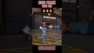 Noob prank 2 round with enemy #shorts #garenafreefire #mobile