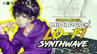 Lo-fi Synthwave - MIDI PACK