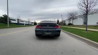 BMW M6 Custom exhaust