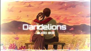 Dandelions - ruth b. [edit audio] || Male cover