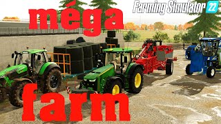 😁(LIVE FS22)😂MEGA FARM😂MULTI 😂sale wrapping harvest mega carrot olive😂