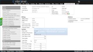 InterServer Change VPS Hostname