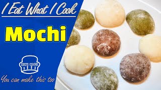 Mochi Recipe | Chocolate Mochi | Matcha Mochi | Rice Recipe | IEWICOOK