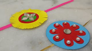 How to make paper Rakhi / Paper Rakhi making idea for school / Paper Rakhi craft for classroom