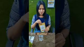 How to use vedikroots bhringraj powder