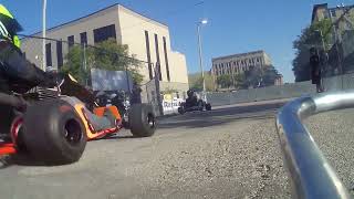 Rock Island Grand Prix - Street Course - Vintage Twin Engine Kart Hot Laps