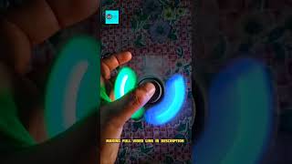 Amazing Homemade Fidget Spinner with LED Light: Crafting Tutorial 🔥🔥#abhijitfirefly #spinner