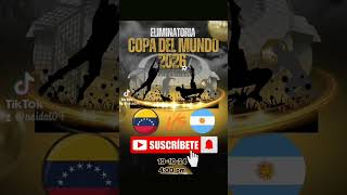 Eliminatoria copa del mundo #futbol #mundial #2024 #football  #argentina #venezuelalibre