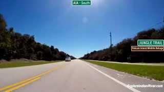 Drive South on A1A from Sebastian Inlet to Wabasso Beach Park