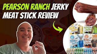 Pearson ranch jerky meat stick review - Pearson ranch elk bison venison jerky snack sticks