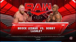 WWE2K23 FULL ⭐⭐⭐⭐ MATCH-BROCK LESNAR VS BOBBY LASHLEY #lashley #lesnar #wwe