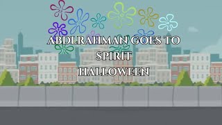 new episode 16 of abdlrahman goes to spirit Halloween on October 1st title card