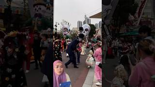 😱Ikut ikutan parade hantu..⁉️ #halloween #parade #shortsfeed #sekolah #reaction #viral