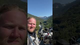 Solo traveling the French alps! Motorbike!