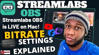 Streamlabs OBS Tutorial on Mac ( NEW 2020 ) Bitrate Settings Explained | CRAYTON TV