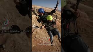 Paragliding adrenaline #paragliding #jump #sahara #pilotslife #marrakech #sunset #morocco