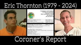 TCAP: Eric Thornton Coroner's Report (EXPOSED)